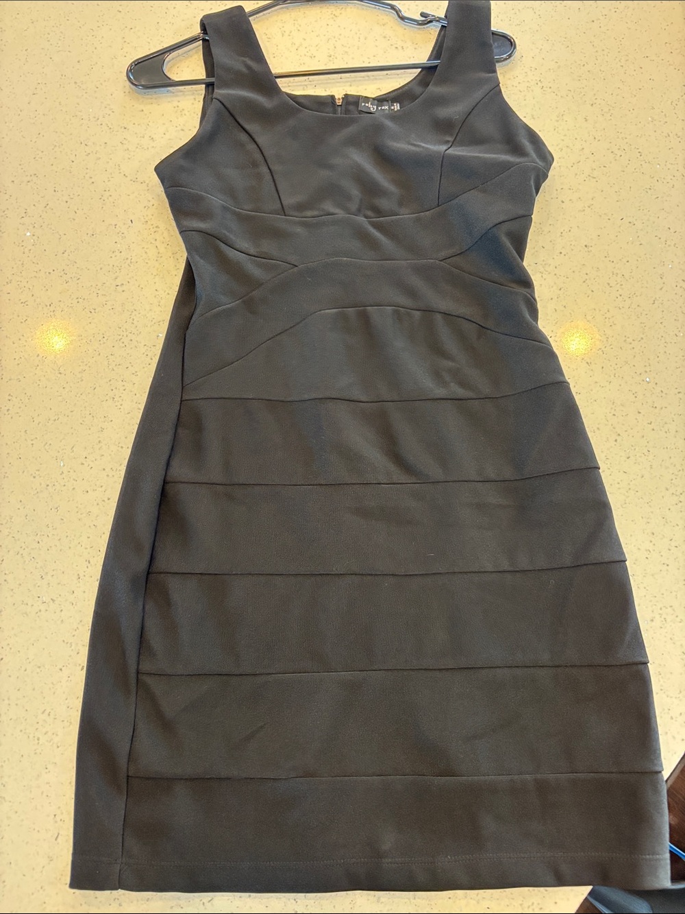 Ruby Rox Black Sleeveless Bandage Midi Dress